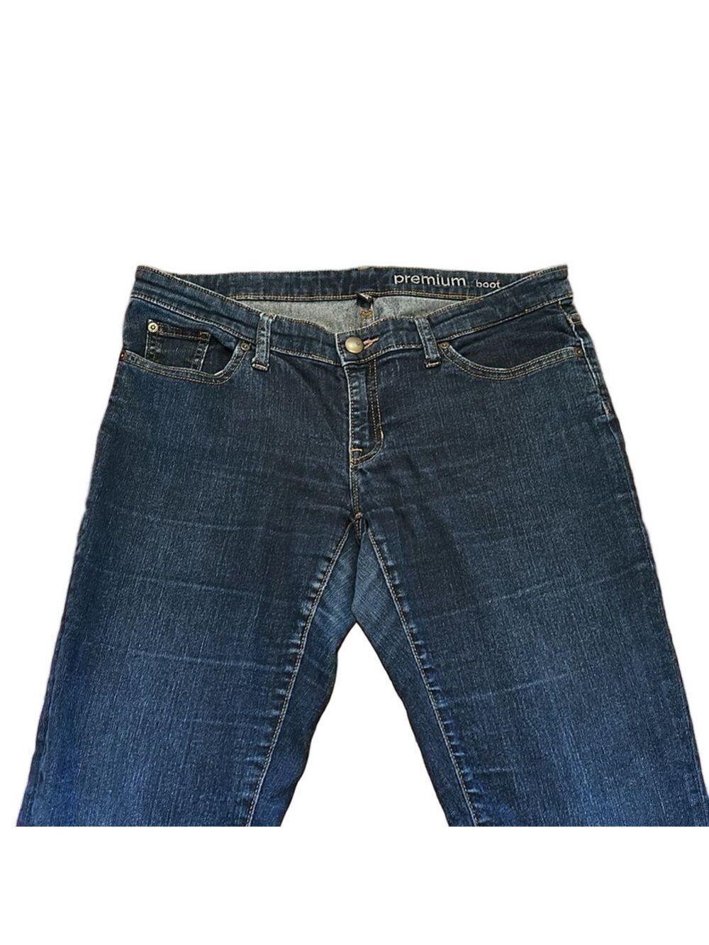 Gap Women's Blue Jeans Premium Boot Size 10 - Picture 3 of 9